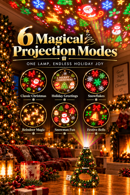Christmas Tree Projector (with-6 projection modes)